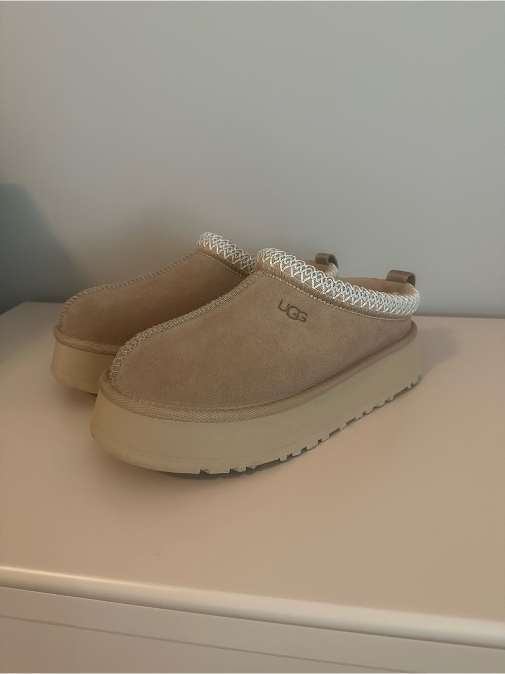 UGG Women’s Tazz II Platform Slipper | Size 8 | Color: Sand | NWOT - Picture 5 of 5